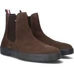 Chelsea-Boot von Tommy Hilfiger, in der Farbe Braun, aus Leder, andere Perspektive, Vorschaubild