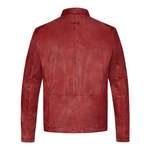 Lederjacke von Milestone, in der Farbe Rot, aus Leder, andere Perspektive, Vorschaubild