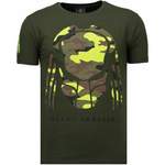 T-Shirt von Local Fanatic, in der Farbe Grün, aus Polyester, Vorschaubild