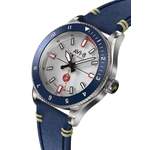 Herren-Armbanduhr von AVI-8, in der Farbe Weiss, aus Edelstahl, andere Perspektive, Vorschaubild