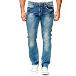 Straight Leg Jeans von Rusty Neal, aus Baumwolle, andere Perspektive, Vorschaubild