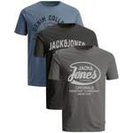 Herrenshirt von Jack & Jones Plus, in der Farbe Grau, andere Perspektive, Vorschaubild