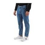 Bootcut Jeans, in der Farbe Blau, aus Baumwolle, andere Perspektive, Vorschaubild