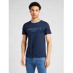 T-Shirt von Hackett London, in der Farbe Blau, aus Baumwolle, andere Perspektive, Vorschaubild