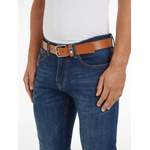 Ledergürtel von Tommy Jeans, in der Farbe Braun, aus Leder, andere Perspektive, Vorschaubild