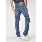 Slim Fit Jeans von jack & jones, in der Farbe Blau, aus Polyester, andere Perspektive, Vorschaubild