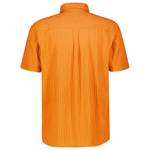 Herrenhemd von meru, in der Farbe Orange, aus Polyester, andere Perspektive, Vorschaubild