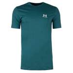 T-Shirt von Under Armour, in der Farbe Blau, andere Perspektive, Vorschaubild