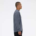 Langarm Shirt von New Balance, in der Farbe Grau, aus Baumwolle, andere Perspektive, Vorschaubild