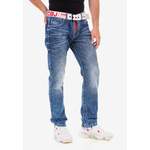 Straight Leg Jeans von Cipo & Baxx, aus Baumwolle, andere Perspektive, Vorschaubild