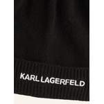 Herren-Mütze von Karl Lagerfeld, in der Farbe Schwarz, aus Kaschmir, andere Perspektive, Vorschaubild