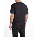 T-Shirt von Replay, in der Farbe Schwarz, aus Baumwolle, andere Perspektive, Vorschaubild