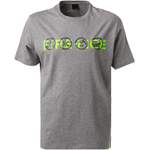 T-Shirt von Fire + Ice, in der Farbe Grau, aus Baumwolle, Vorschaubild