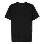 T-Shirt von Barba, in der Farbe Schwarz, aus Seide, andere Perspektive, Vorschaubild