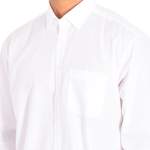 Langarm Shirt von seidensticker, in der Farbe Weiss, aus Baumwolle, andere Perspektive, Vorschaubild