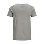 T-Shirt von jack & jones, in der Farbe Grau, aus Baumwolle, andere Perspektive, Vorschaubild