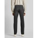 Slim Fit Jeans von HECHTER PARIS, in der Farbe Grau, aus Polyester, andere Perspektive, Vorschaubild
