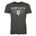 T-Shirt von Top Gun, in der Farbe Grau, aus Baumwolle, andere Perspektive, Vorschaubild