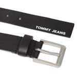 Ledergürtel von Tommy Jeans, in der Farbe Schwarz, aus Leder, andere Perspektive, Vorschaubild