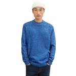 V-Pullover von Tom Tailor, in der Farbe Blau, aus Polyester, andere Perspektive, Vorschaubild