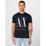 T-Shirt von Armani Exchange, in der Farbe Weiss, aus Baumwolle, andere Perspektive, Vorschaubild