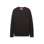 Herren-Pullover von Tom Tailor, in der Farbe Schwarz, aus Baumwolle, Vorschaubild
