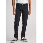 Slim Fit Jeans, in der Farbe Schwarz, aus Baumwolle, andere Perspektive, Vorschaubild