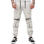 Straight Leg Jeans von OneRedox, in der Farbe Weiss, andere Perspektive, Vorschaubild
