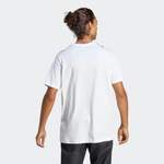 T-Shirt von Adidas Sportswear, in der Farbe Schwarz, aus Baumwolle, andere Perspektive, Vorschaubild