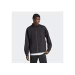 Herren-Sportjacke von adidas Sportswear, in der Farbe Schwarz, aus Polyester, andere Perspektive, Vorschaubild
