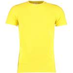 T-Shirt von Kustom Kit, in der Farbe Gelb, andere Perspektive, Vorschaubild