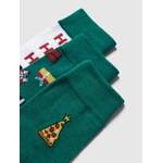 Socke von Jack&Jones, in der Farbe Grün, aus Polyester, andere Perspektive, Vorschaubild