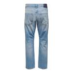 Slim Fit Jeans von ONLY & SONS, in der Farbe Blau, aus Baumwolle, andere Perspektive, Vorschaubild