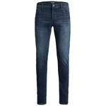 Slim Fit Jeans von Jack & Jones Plus, in der Farbe Blau, aus Polyester, andere Perspektive, Vorschaubild