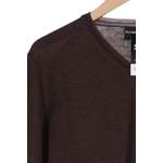 Herren-Pullover von Olymp, in der Farbe Braun, aus Schurwolle, andere Perspektive, Vorschaubild