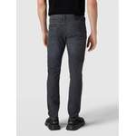 Slim Fit Jeans von Emporio Armani, in der Farbe Grau, aus Baumwolle, andere Perspektive, Vorschaubild