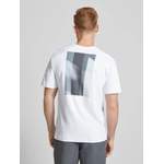 T-Shirt von CK Calvin Klein, in der Farbe Weiss, aus Baumwolle, andere Perspektive, Vorschaubild