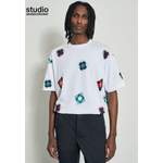 T-Shirt von studio seidensticker, in der Farbe Weiss, aus Baumwolle, andere Perspektive, Vorschaubild