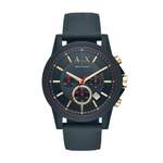 Herren-Armbanduhr von Armani Exchange, in der Farbe Schwarz, aus Kautschuk, Vorschaubild