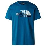 T-Shirt von The North Face, in der Farbe Blau, aus Baumwolle, Vorschaubild