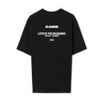 T-Shirt von Jil Sander, in der Farbe Schwarz, andere Perspektive, Vorschaubild