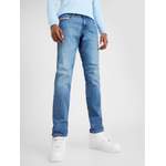 Slim Fit Jeans von Diesel, in der Farbe Blau, aus Baumwolle, andere Perspektive, Vorschaubild