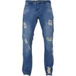 Slim Fit Jeans von DEF, in der Farbe Blau, andere Perspektive, Vorschaubild