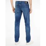 Slim Fit Jeans, in der Farbe Blau, aus Polyester, andere Perspektive, Vorschaubild