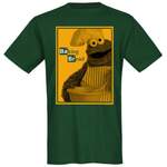 T-Shirt von Sesamstrasse, in der Farbe Grün, aus Baumwolle, andere Perspektive, Vorschaubild