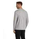 Langarm Shirt von FALKE, in der Farbe Grau, aus Baumwolle, andere Perspektive, Vorschaubild