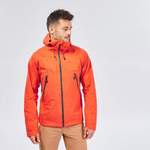 Outdoorjacke von QUECHUA, in der Farbe Orange, aus Polyurethan, andere Perspektive, Vorschaubild