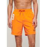 Badeshorts von Superdry, in der Farbe Orange, aus Polyester, andere Perspektive, Vorschaubild