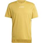 T-Shirt von Adidas, in der Farbe Braun, aus Polyester, Vorschaubild