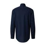 Langarm Shirt von Seidensticker, in der Farbe Blau, aus Baumwolle, andere Perspektive, Vorschaubild